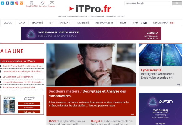 ITpro, site d’information sur l’IT
